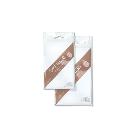 Taschetta 10 biglietti + 10 buste - Dalmazia - 9 x 14 cm - bianco - Rex Sadoch
