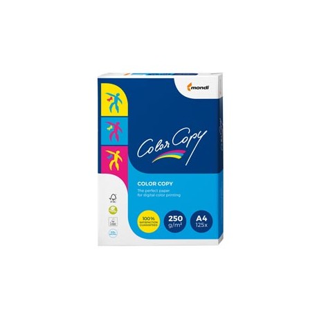 Carta Color Copy - A4 - 250 gr - bianco - Mondi - conf. 125 fogli