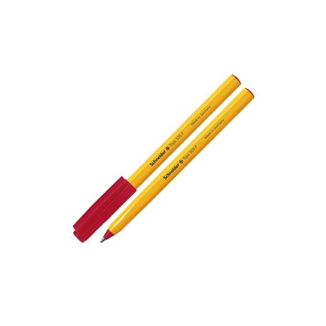 Penna a sfera con cappuccio Tops 505  - punta 0,5mm - rosso - Schneider