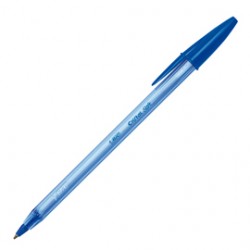 Penna a sfera con cappuccio Cristal Soft  - punta 1,2mm - blu - Bic - conf. 50 pezzi