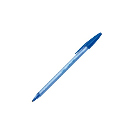 Penna a sfera con cappuccio Cristal Soft  - punta 1,2mm - blu - Bic - conf. 50 pezzi