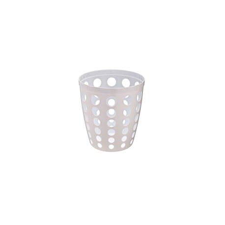 Gettacarte traforato - diametro 28 cm - altezza 27 cm - 12 L - bianco - Medial