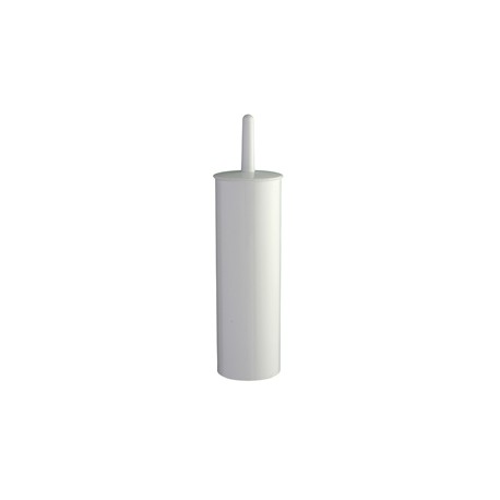 Portascopino WC Basica - da terra - ABS - diametro 10,3 cm - altezza 39,5 cm - bianco - Medial