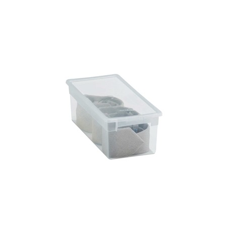 Contenitore multiuso Light Box S - 17,8x39,6x13,2 cm - 7 L - plastica - trasparente - Terry