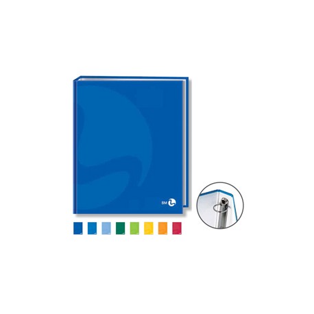 Raccoglitore Color - A4 - 4 anelli tondi 30 mm - dorso 4 cm - colori assortiti - BM