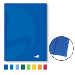 Cartella 3 lembi con elastico Color - A4 - colori assortiti - BM