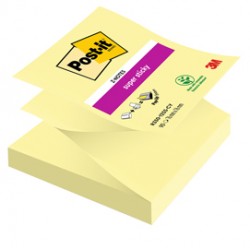 Blocco Post it® Super Sticky Z Notes - R330-123SS-CY - 76 x 76 mm - giallo Canary™ - 90 fogli - Post it®