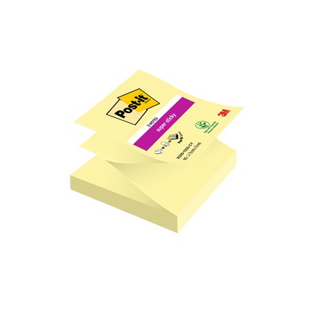 Blocco Post it® Super Sticky Z Notes - R330-123SS-CY - 76 x 76 mm - giallo Canary™ - 90 fogli - Post it®