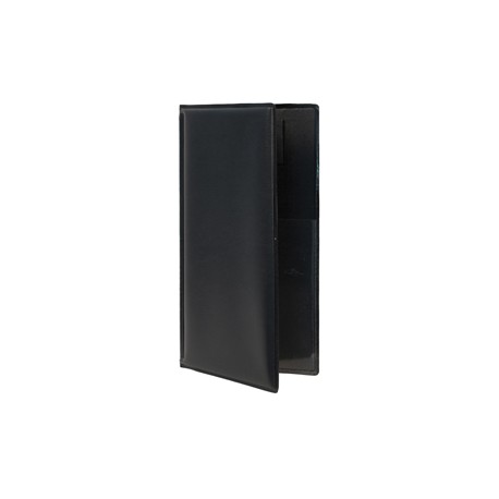 Portaconto Basic - 23,7 x 12,5 cm - PVC - nero - 4+2 buste fisse incluse - Securit