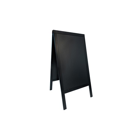 Lavagna Sandwich - cavalletto nero - 69 x 125 cm - Securit