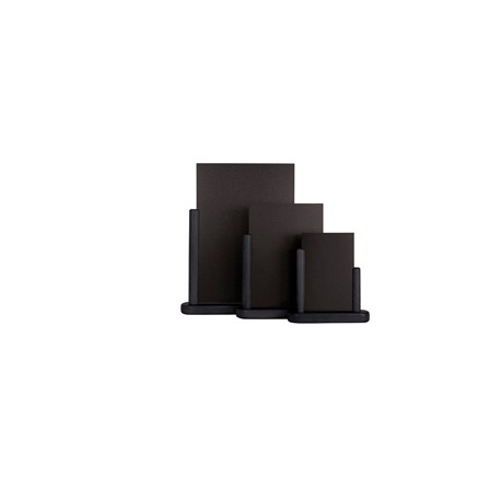 Lavagna da tavolo Elegant - A5 - 20 x 23 x 6 cm - nero - Securit