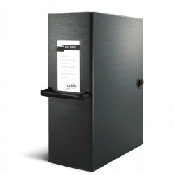 Scatola archivio Big Next - dorso 20 cm - 25 x 35 cm - nero/nero - Sei Rota