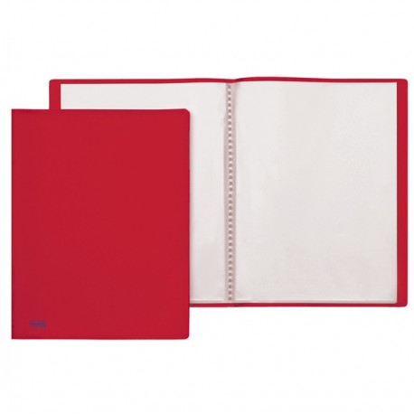 Portalistini Sviluppo - buccia - PP - 22 x 30 cm - 100 buste - rosso - Favorit