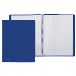 Portalistini Sviluppo - liscio - PP - 22 x 30 cm - 50 buste - blu - Favorit