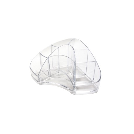 Portapenne Multipot Classic - 14 x 20 x 9 cm - trasparente - Arda