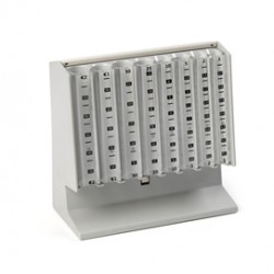 Distributore manuale di monete Eurocoin - 25 x 10,4 x 17 cm - grigio chiaro - Holenburg