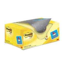 Blocco foglietti Post it® - 653CY-VP20 - 38 x 51 mm - 72 gr -  giallo Canary™ - Post it® - conf. 20 blocchi