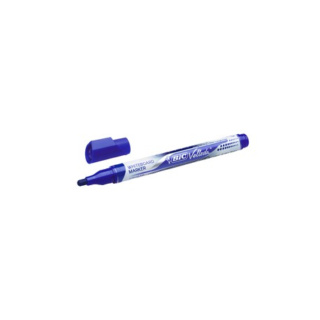 Marcatori Whiteboard Marker Velleda liquid Ink - punta tonda 2,2mm - blu - Bic