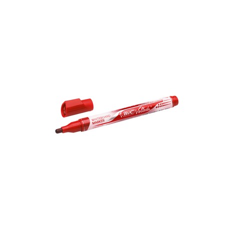 Marcatori Whiteboard Marker Velleda liquid Ink - punta tonda 2,2mm - rosso - Bic