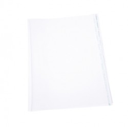Coprilibro Cristallo 14 Grande - 57x36cm - PP 140 mic - liscio - trasparente neutro - Colorosa
