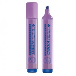 Evidenziatore Tratto Video  - punta a scalpello - tratto da 1,0mm-5,0mm - viola - Tratto