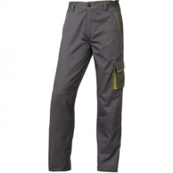 Pantalone da lavoro Panostyle® M6PAN - sargia/poliestere/cotone - taglia XL - grigio/verde - Deltaplus