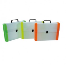 Valigetta Polionda - 28x38cm - dorso 5cm - dorso fluo - Colorosa