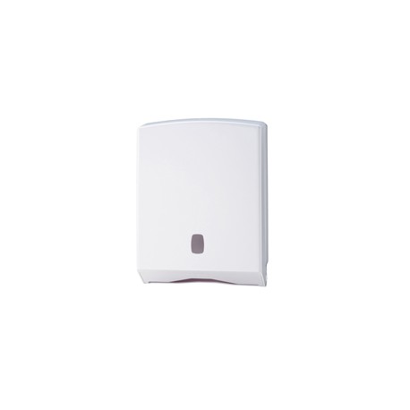 Distributore asciugamani piegati C/Z/M/V Basica - 27,8 x 12,8 x 38 cm - bianco/grigio - Medial