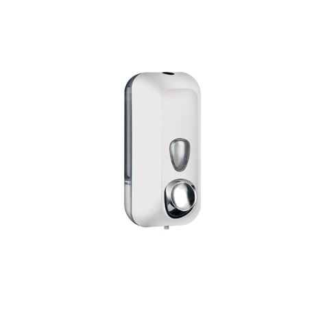 Dispenser per sapone liquido EColored - 10,2 x 9 x 21,6 cm - capacità 0,55 L - adamello white - Mar Plast