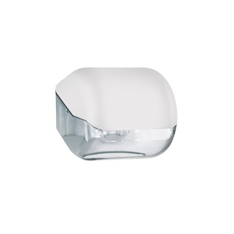 Dispenser di carta igienica EColored - 15 x 14,8 x 14 cm - plastica - adamello white - Mar Plast