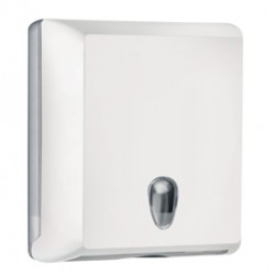 Dispenser asciugamani piegati Ecolored - 29 x 10,5 x 30,5 cm - bianco - Mar Plast