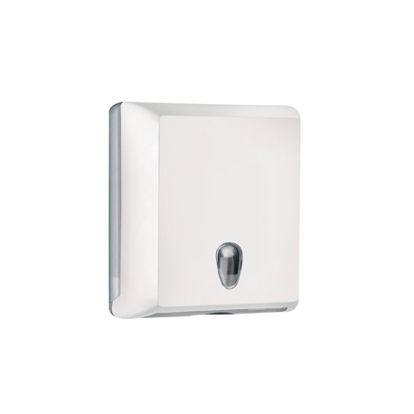Dispenser asciugamani EColored piegati a Z/C - 29 x 10,5 x 30,5 cm - adamello white - Mar Plast