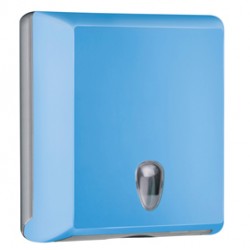 Dispenser asciugamani piegati Soft Touch - 29x10,5x30,5 cm - azzurro - Mar Plast