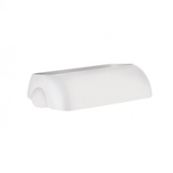 Coperchio per cestino gettacarte Soft Touch - 33,5x22,5x9 cm - 23 L - bianco - Mar Plast