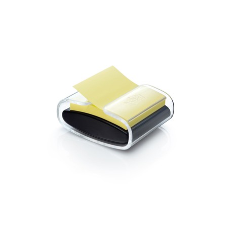 Dispenser Pro nero + 1 Post it® Super Sticky Z Notes - PRO-B-1SSCY-R330 - 76 x 76 mm - giallo Canary™ - Post it®