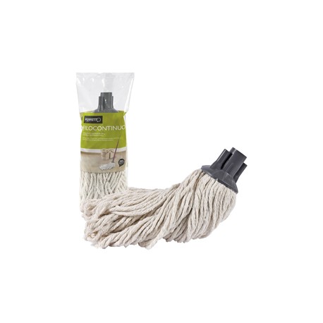 Mop Filocontinuo - cotone - 200 gr - bianco - Perfetto