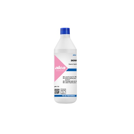 Sapone liquido Derman - fiorito - Alca - flacone da 1 L