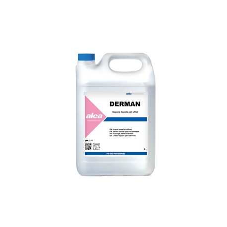 Sapone liquido Derman - fiorito - Alca - tanica da 5 L