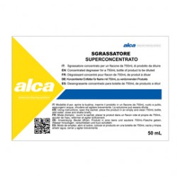 Sgrassatore Superconcentrato Linea Monodose - superprofumato - Alca - bustina da 50 ml