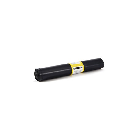 Sacchi per rifiuti Hercules - 80x110 cm - 130 L - 70 micron - nero - PerfettoFactory - rotolo da 10 sacchetti