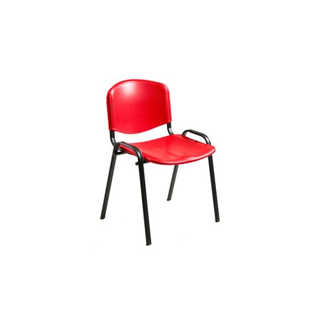 Seduta attesa Dado D5PS - senza braccioli - PPL - rosso - Unisit