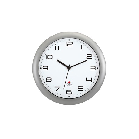 Orologio da parete Hornew - diametro 30 cm - grigio metal - Alba