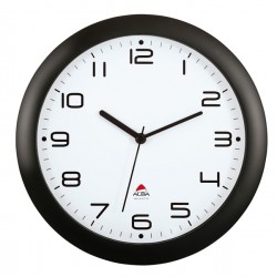 Orologio da parete Hornew - diametro 30 cm - nero - Alba