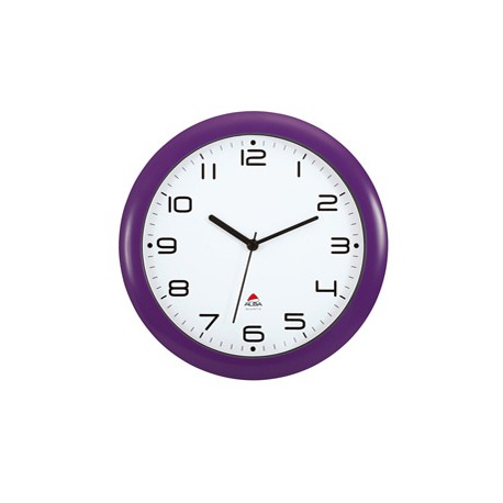 Orologio da parete Hornew - diametro 30 cm - viola - Alba