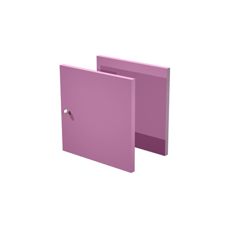 Coppia ante Rainbow - 32,2x32,1 cm - per libreria - viola - Artexport