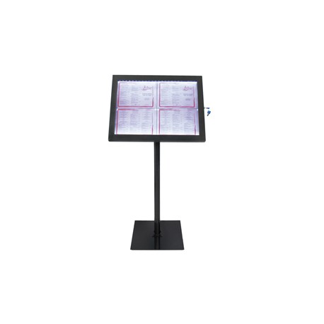 Espositore a LED per esterni/interni - display 4 x A4 - Securit