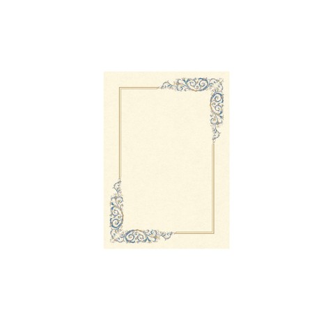 Diplomi in pergamena - stampa offset - A4 - 160 gr - avorio - Kartos - conf. 10 pezzi