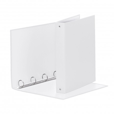 Raccoglitore Meeting - 4 anelli tondi 30 mm - dorso 4 cm - 22x30 cm - PPL - bianco - Esselte