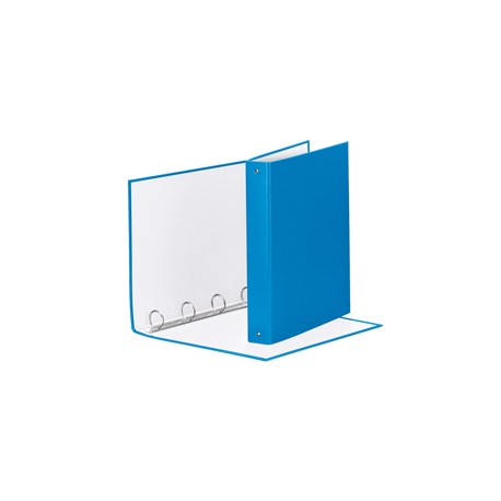 Raccoglitore Meeting - 4 anelli tondi 30 mm - dorso 4 cm - 22x30 cm - PPL - blu vivida - Esselte