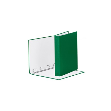 Raccoglitore Meeting - 4 anelli tondi 30 mm - dorso 4 cm - 22x30 cm - PPL - verde - Esselte